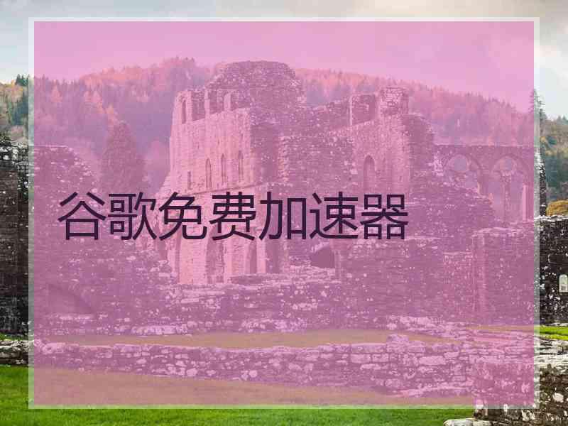 谷歌免费加速器 谷歌免费加速器