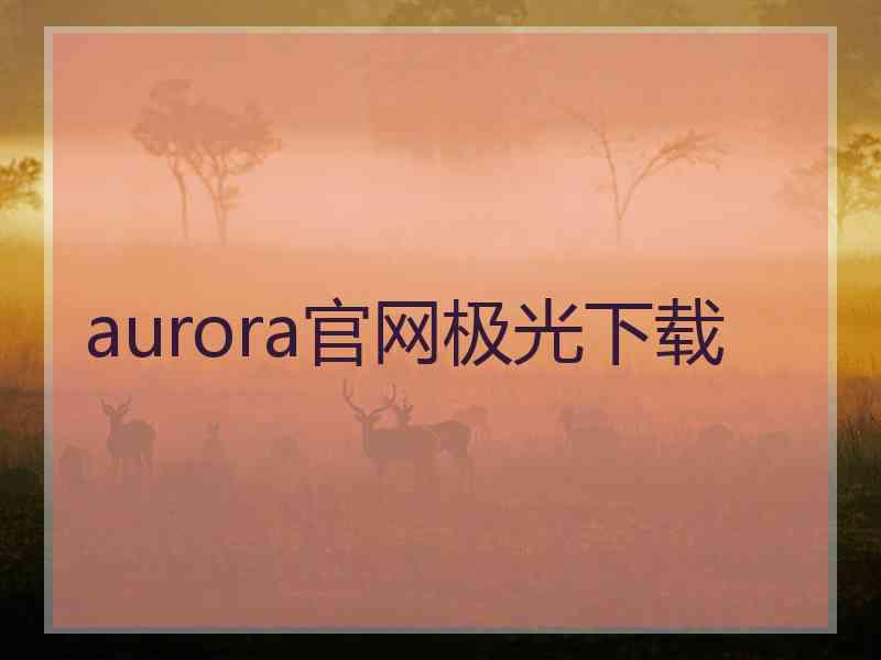 aurora官网极光下载