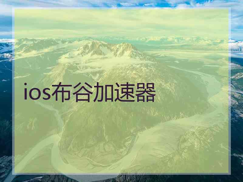 ios布谷加速器