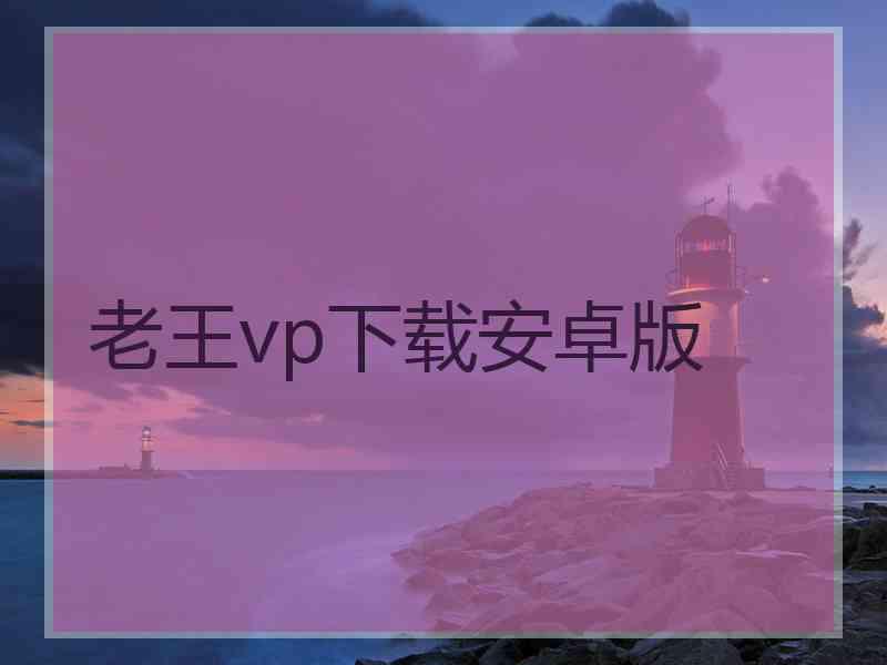 老王vp下载安卓版