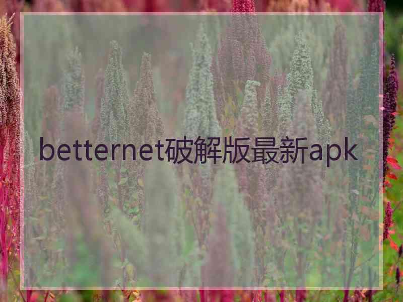 betternet破解版最新apk