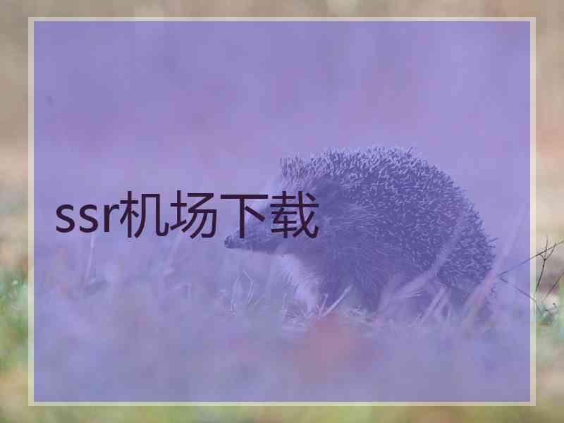 ssr机场下载