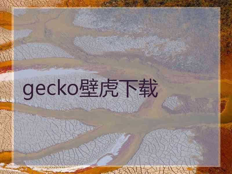 gecko壁虎下载