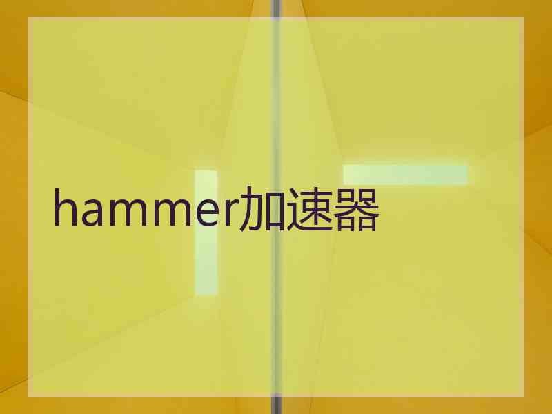 hammer加速器