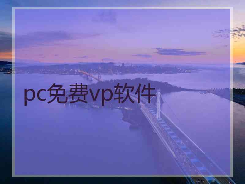 pc免费vp软件