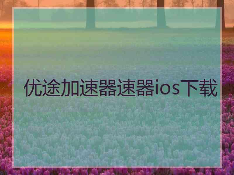 优途加速器速器ios下载