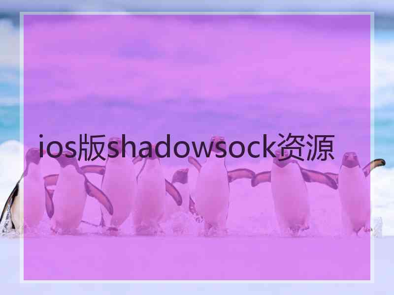 ios版shadowsock资源