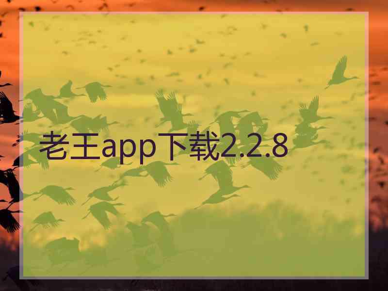 老王app下载2.2.8