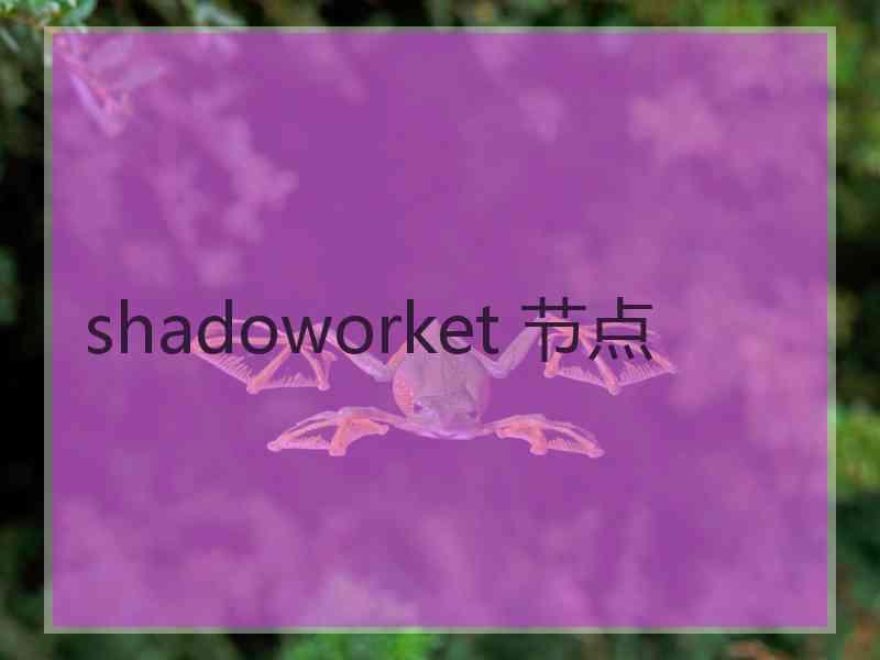 shadoworket 节点