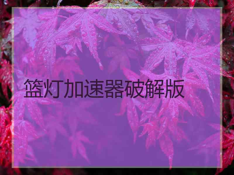 篮灯加速器破解版