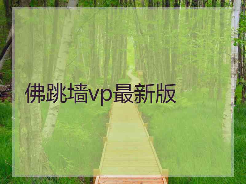 佛跳墙vp最新版