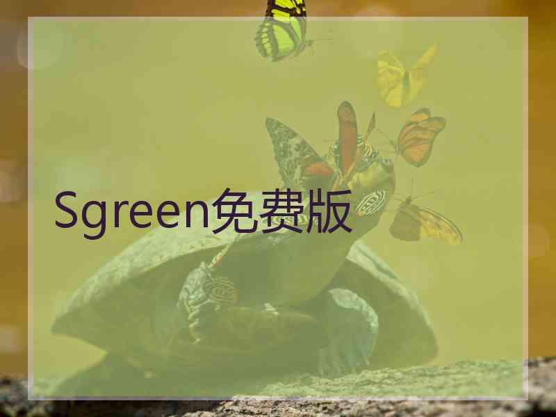 Sgreen免费版