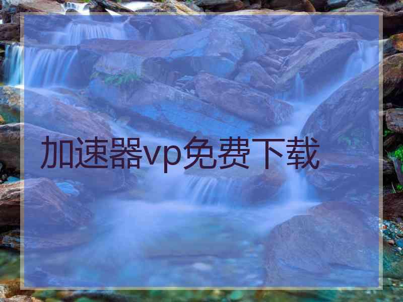 加速器vp免费下载