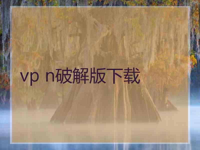 vp n破解版下载