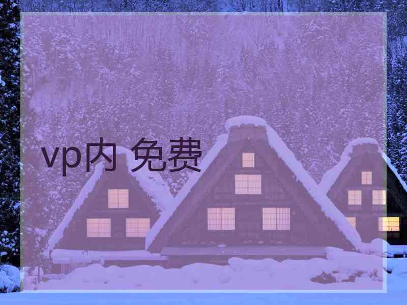 vp内 免费