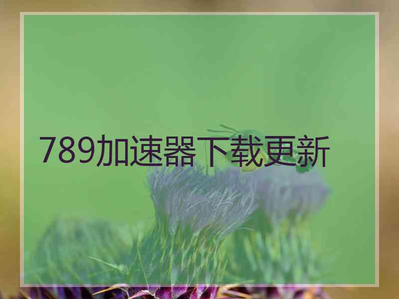 789加速器下载更新