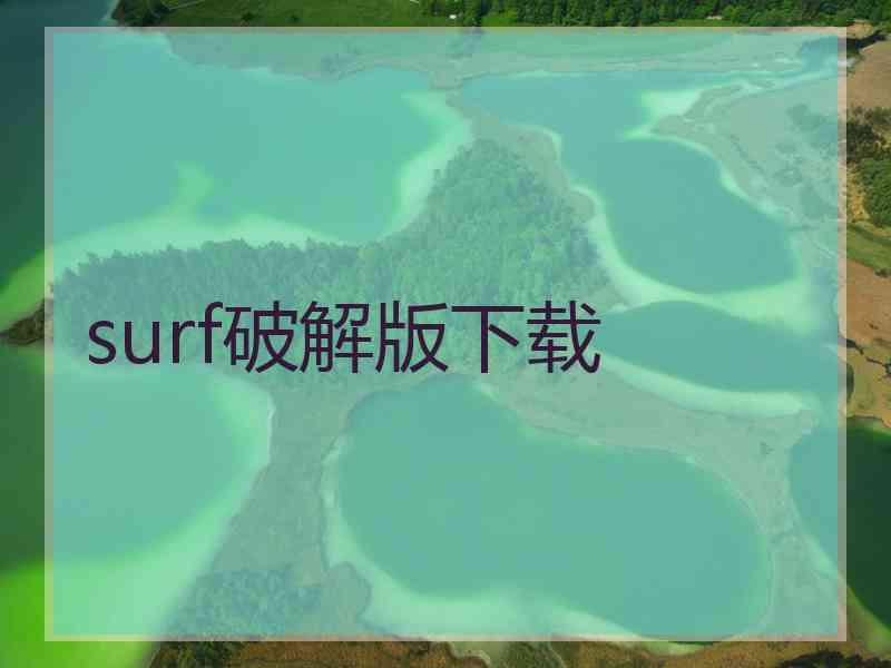 surf破解版下载