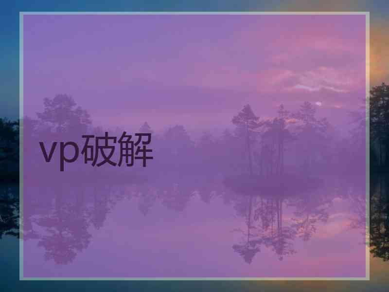 vp破解