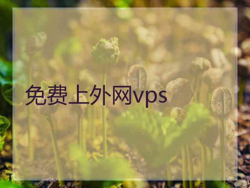 免费上外网vps